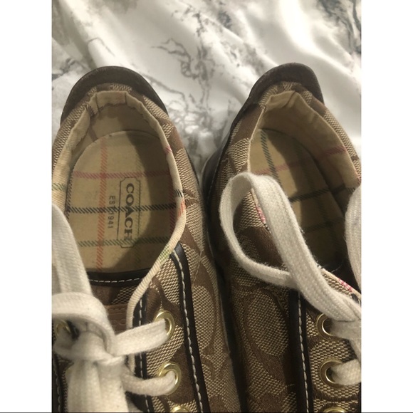 COACH Barrett tennis shoes sz 5.5 - Picture 2 of 5